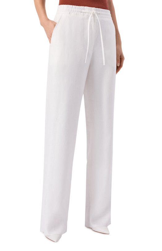 Льняные брюки MVST M26.2PW.T901/ZEG1656 Белый  M26.2PW.T901/ZEG1656 Фото 3