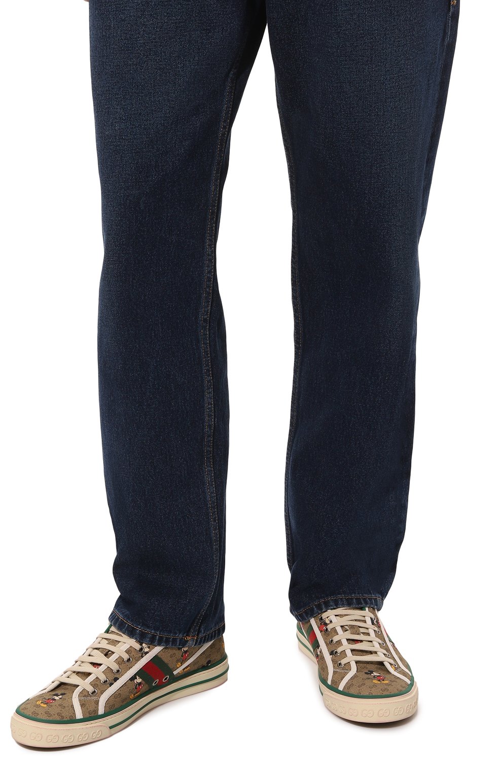 Текстильные кеды disney x gucci tennis 1977 GUCCI, арт. 606111 H0T10, фото 3