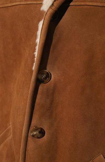 Дубленка из овчины GUCCI коричневого цвета по цене 705600 руб., арт. 674511 XSAB8, фото 5 Дубленка из овчины GUCCI, арт. 674511 XSAB8, фото 5