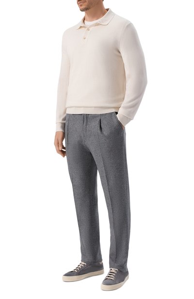 Мужские шерстяные брюки CORNELIANI, арт. 284L19/2A18801