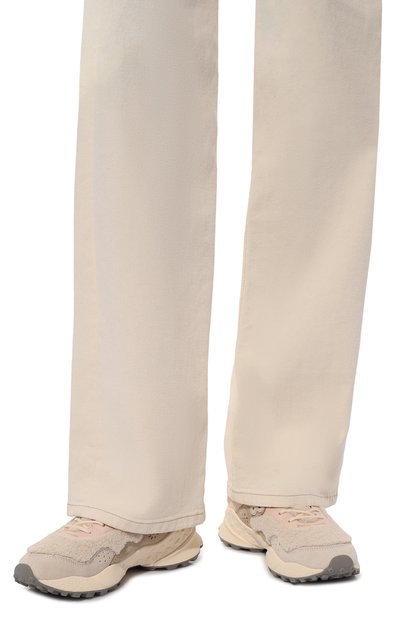 Комбинированные кроссовки kotetsu FLOWER MOUNTAIN бежевого цвета по цене 28400 руб., арт. 001 2017822/06, фото 3 Комбинированные кроссовки kotetsu FLOWER MOUNTAIN, арт. 001 2017822/06, фото 3