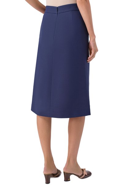 Юбка из шерсти и шелка VALENTINO, арт. 7B3RADM5/1CF, фото 4