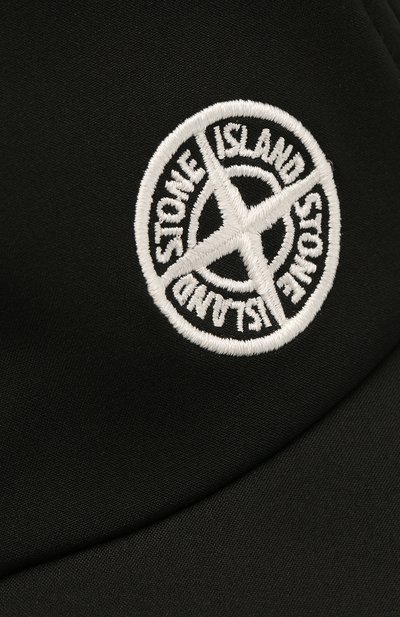 Бейсболка STONE ISLAND черного цвета по цене 14200 руб., арт. 741599227, фото 3 Бейсболка STONE ISLAND, арт. 741599227, фото 3