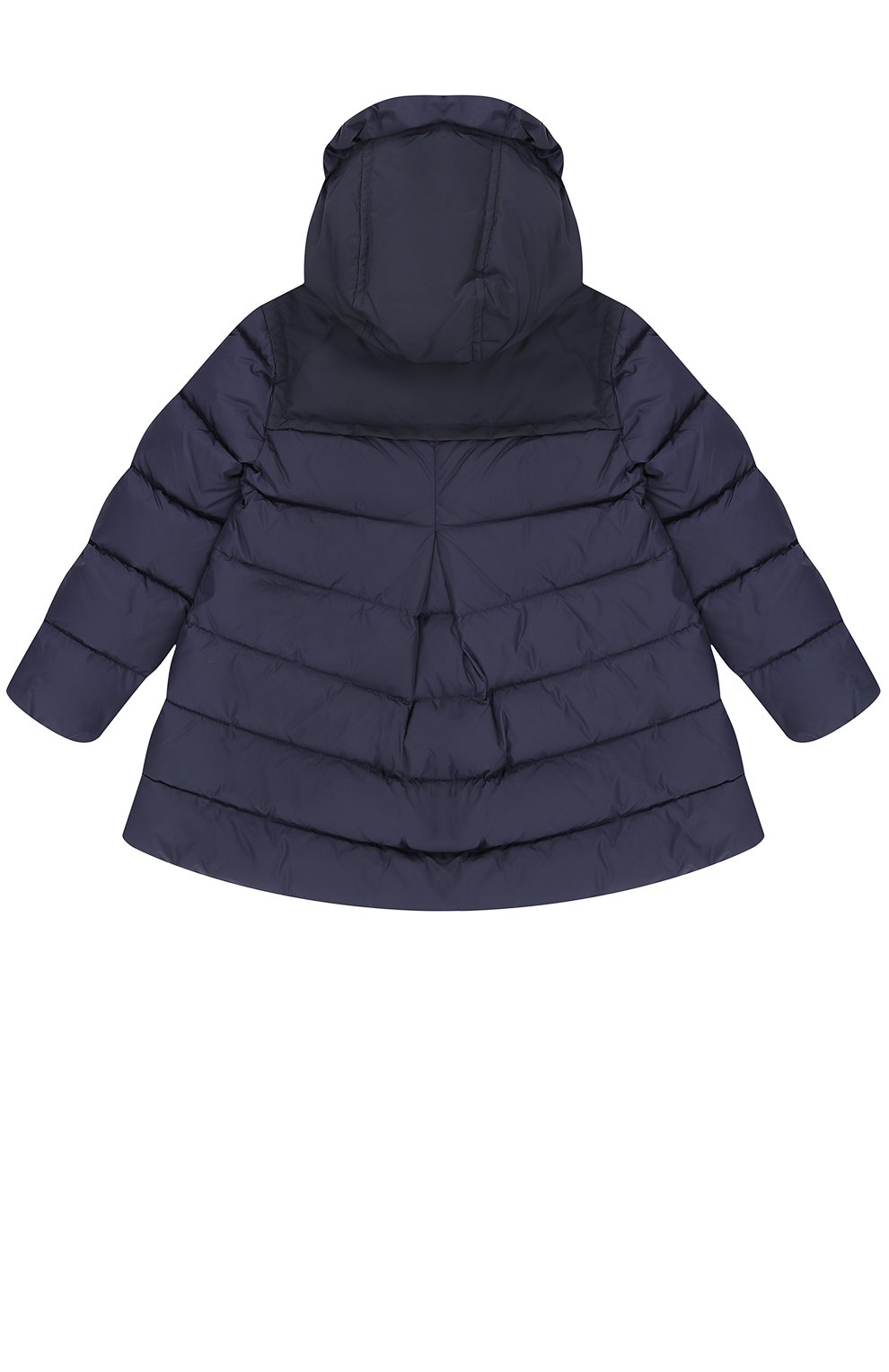 Стеганый пуховик с капюшоном и накладными карманами MONCLER ENFANT, арт. C2-954-49384-85-68352/4-6A, фото 2