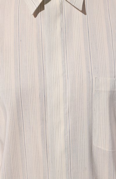 Рубашка изо льна и шелка ZEGNA, ар�т. UDX45A7/SCP7, фото 5