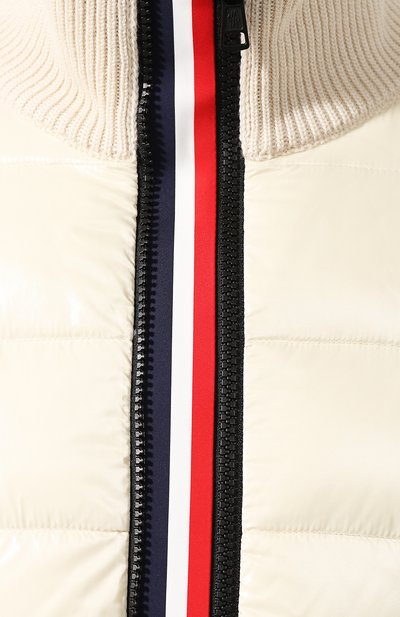 Комбинированный кардиган MONCLER, арт. E2-091-94166-00-9699Z, фото 5
