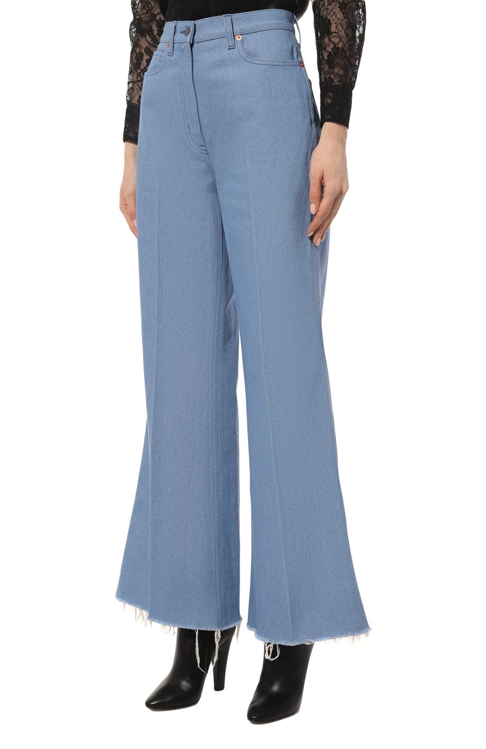 Джинсы GUCCI голубого цвета по цене 99360 руб., арт. 651312 XDBJ9, фото 3 Джинсы GUCCI, арт. 651312 XDBJ9, фото 3