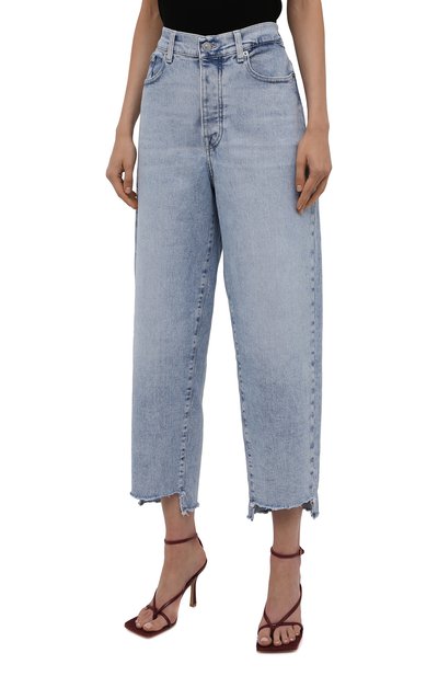 Джинсы 7 FOR ALL MANKIND светло-голубого цвета по цене 23000 руб., арт. JSDYB75TL0, фото 3 Джинсы 7 FOR ALL MANKIND, арт. JSDYB75TL0, фото 3