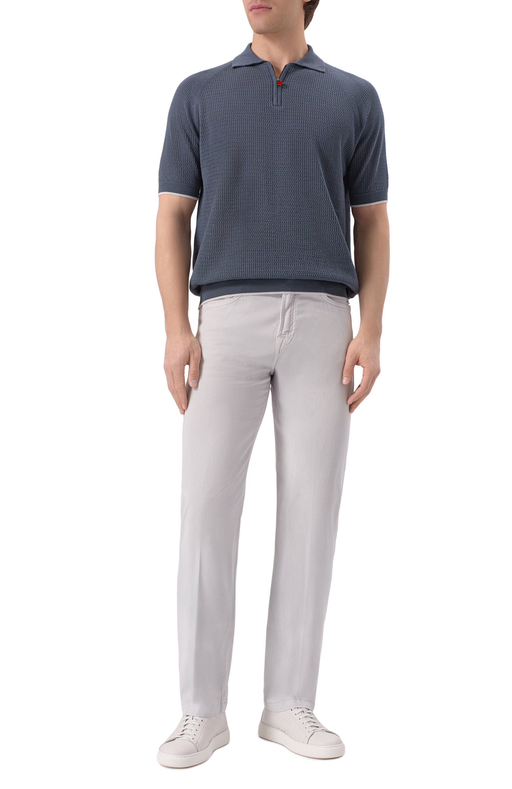 Хлопковое поло KITON, арт. UMK064903, фото 2