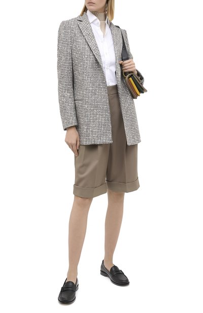 Шерстяной жакет KITON серого цвета по цене 334000 руб., арт. D48523K05T24, фото 3 Шерстяной жакет KITON, арт. D48523K05T24, фото 3