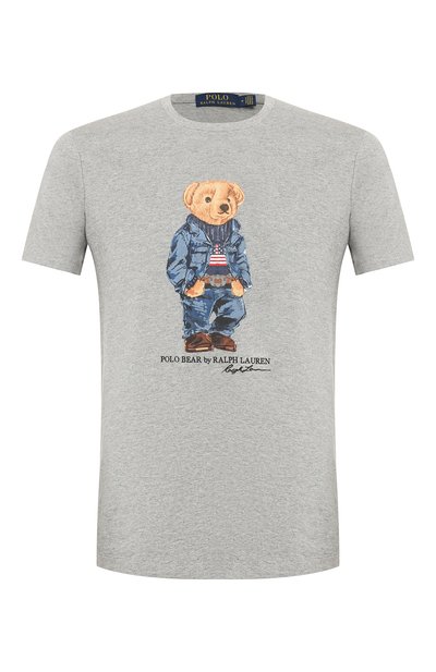 Хлопковая футболка POLO RALPH LAUREN, арт. 710795737, фото 1