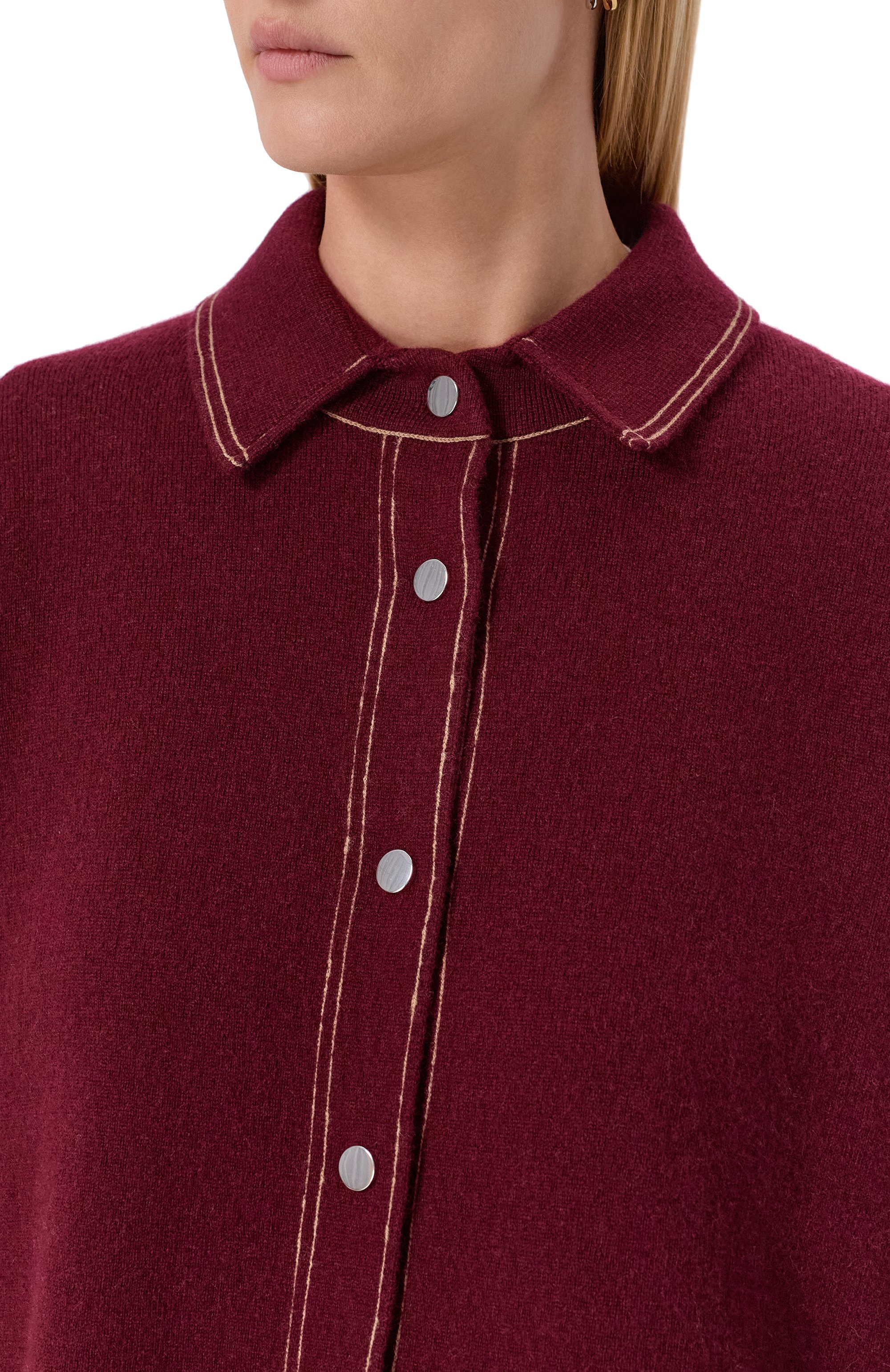 Рубашка из шерсти и кашемира ALLUDE, арт. 255/17711, фото 5