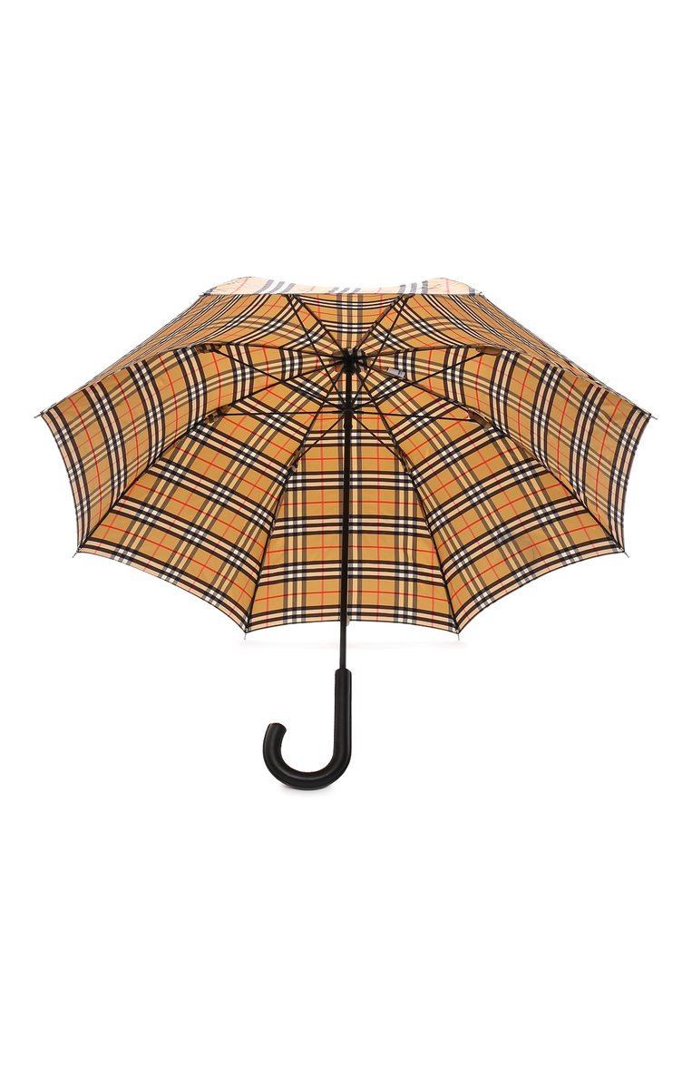 Мужской зонт-трость BURBERRY бежевого цвета, арт. 8025464 | Фото 3 (Материал: Текстиль, Синтетический материал, Металл; Материал сплава: Проставлено; Нос: Не проставлено)