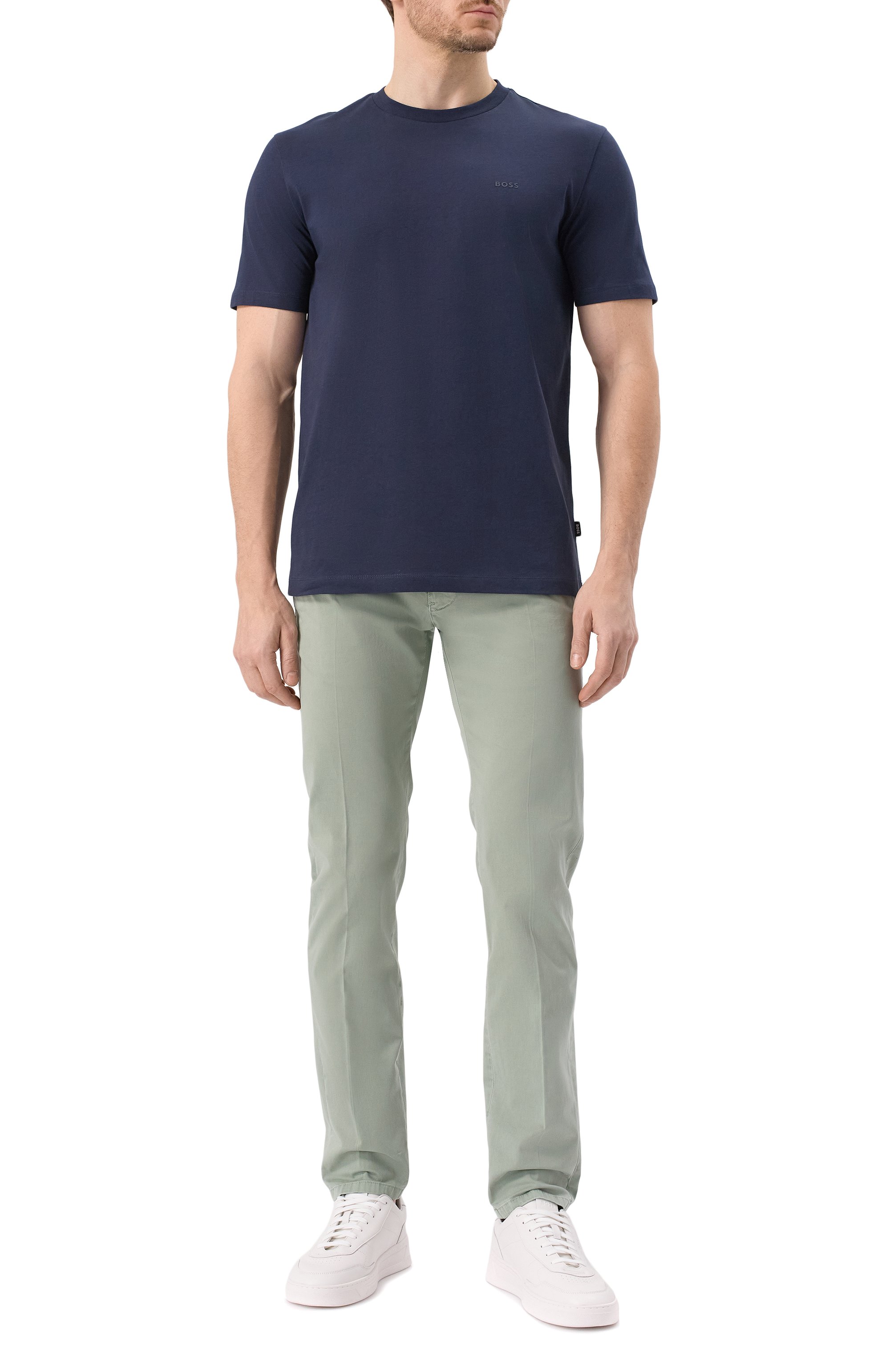 Хлопковая футболка BOSS, арт. 50468347, фото 2