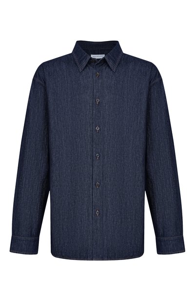 Мужская джинсовая рубашка DRIES VAN NOTEN, арт. 020743/4402