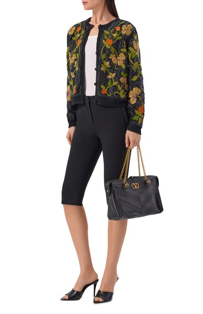 Шерстяной кардиган с отделкой пайетками VALENTINO, арт. 8B3KA14K/A1L, фото 2