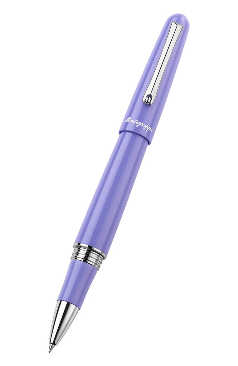 Ручка-роллер MONTEGRAPPA сиреневого цвета, арт. ISEORRAV | Фото 4 (Нос: Не проставлено; Региональные ограничения белый список (Axapta Mercury): Не проставлено; Материал сплава: Сталь; Ограничения доставки: m-style)