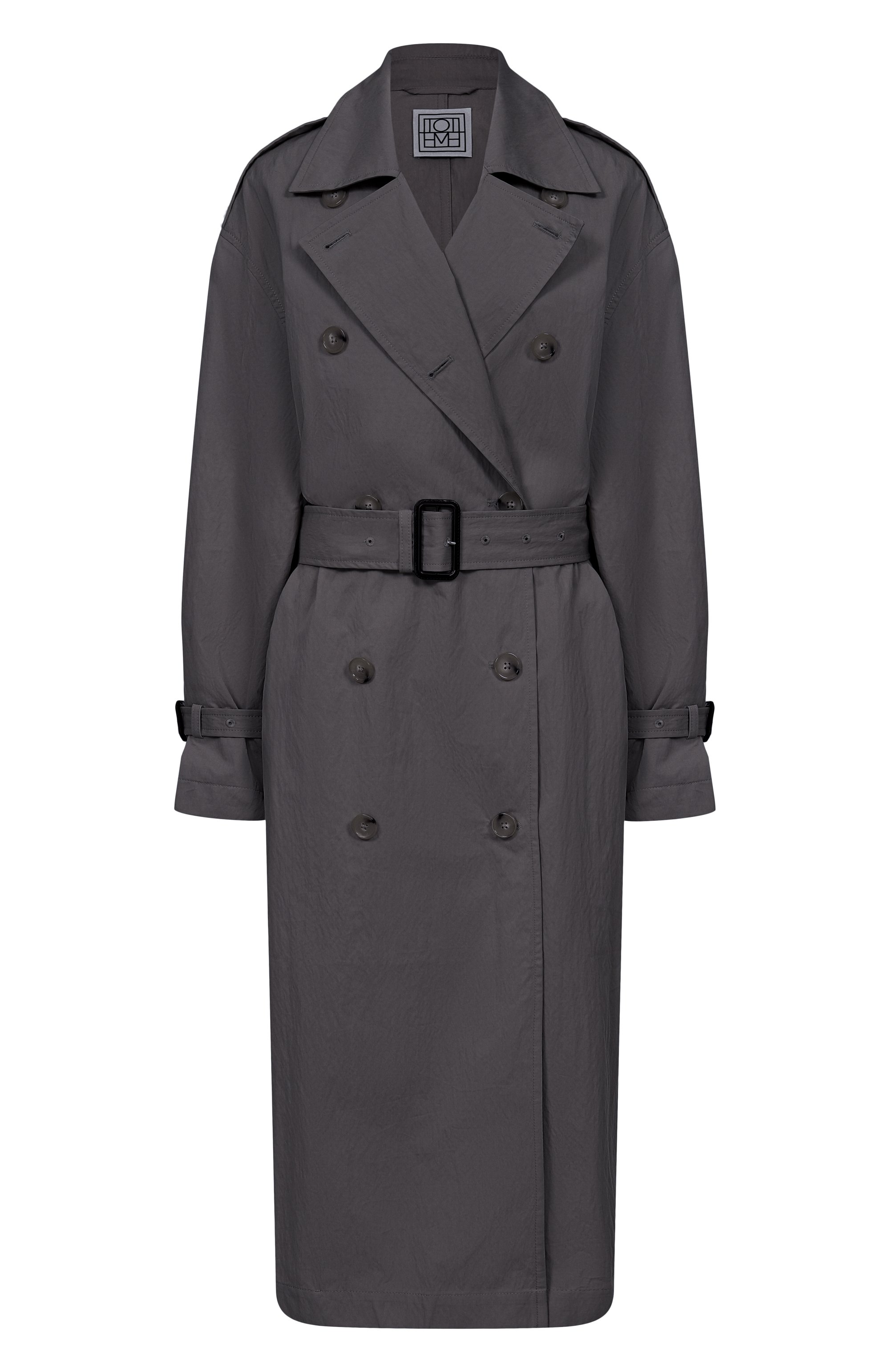 Хлопковый тренч TOTEME, арт. 252-WR00197-FB0410, фото 1