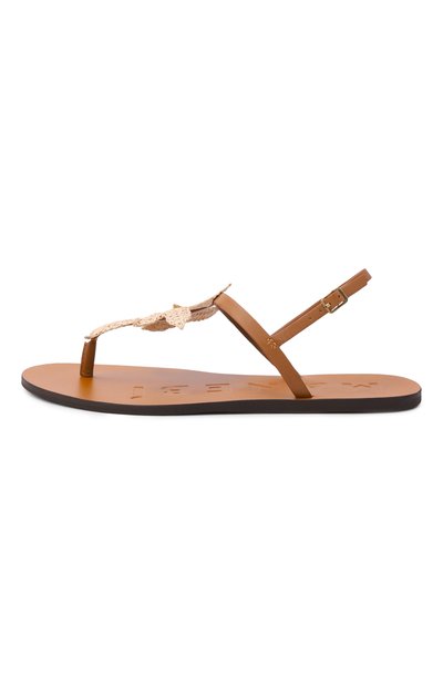 Кожаные сандалии MANEBI, арт. X 3.8 Y0/LEATHER & RAFFIA, фото 4