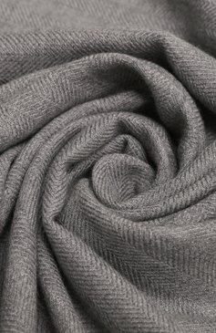 Мужской шарф из шерсти и кашемира ZEGNA серого цвета, арт. Z6L00SA6/26B | Фото 4 (Материал: Кашемир, Текстиль, Шерсть; Нос: Не проставлено; Материал сплава: Проставлено; Мужское Кросс-КТ: Шарфы - с бахромой; Кросс-КТ: шерсть, кашемир)