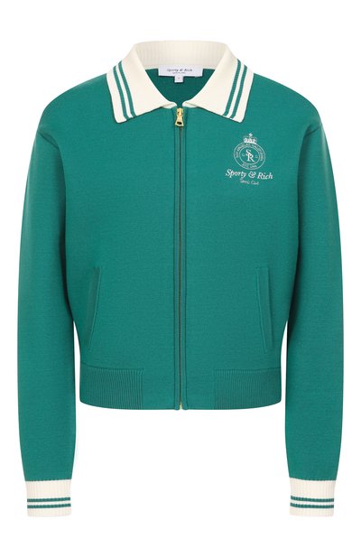 Женский кардиган из вискозы SPORTY AND RICH, арт. CA006621202GR03
