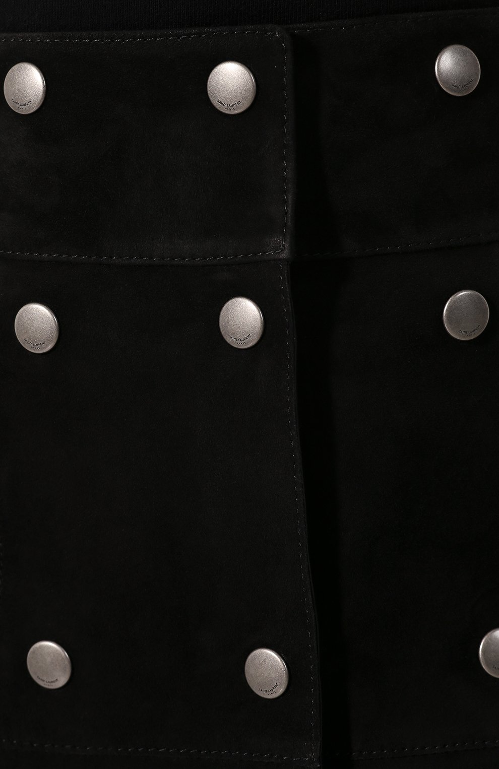 Кожаная юбка SAINT LAURENT, арт. 572284/YC2RK, фото 5