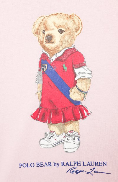 Хлопковая футболка POLO RALPH LAUREN, арт. 313838265, фото 3
