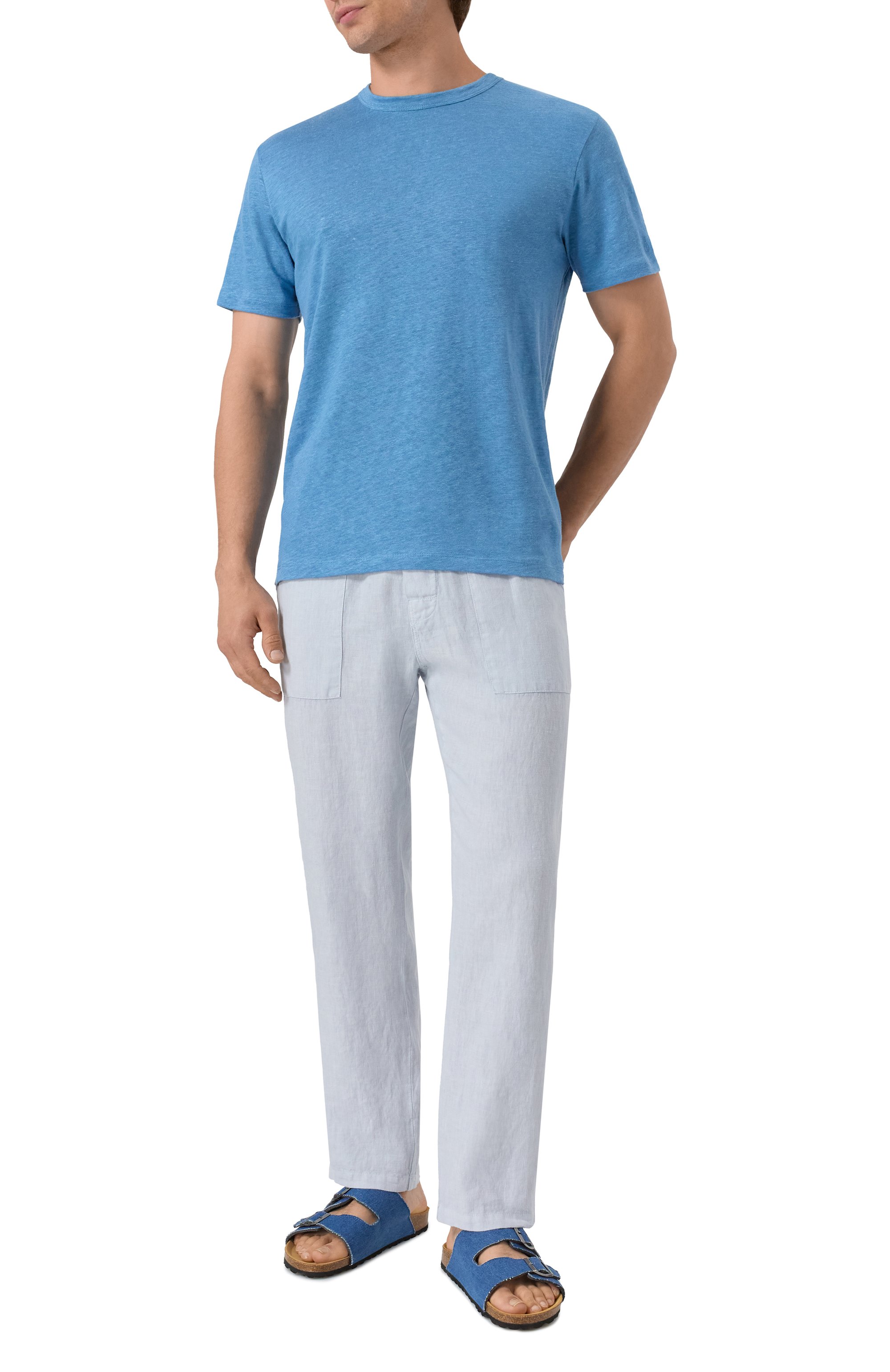 Льняная футболка MC2 SAINT BARTH, арт. STBM ECSTASEA/00110H, фото 2