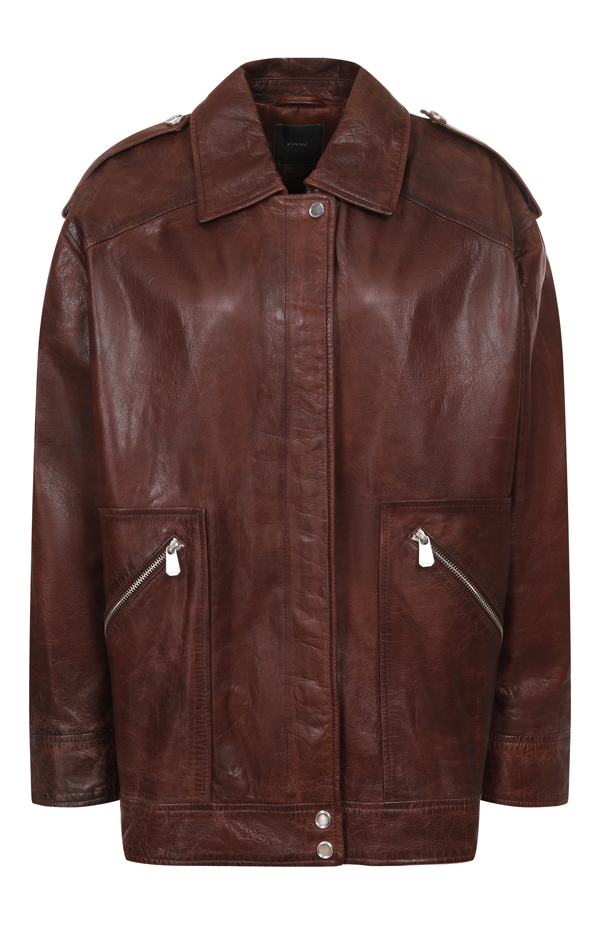 Кожаная куртка PINKO, арт. 105012/A2I1, фото 1
