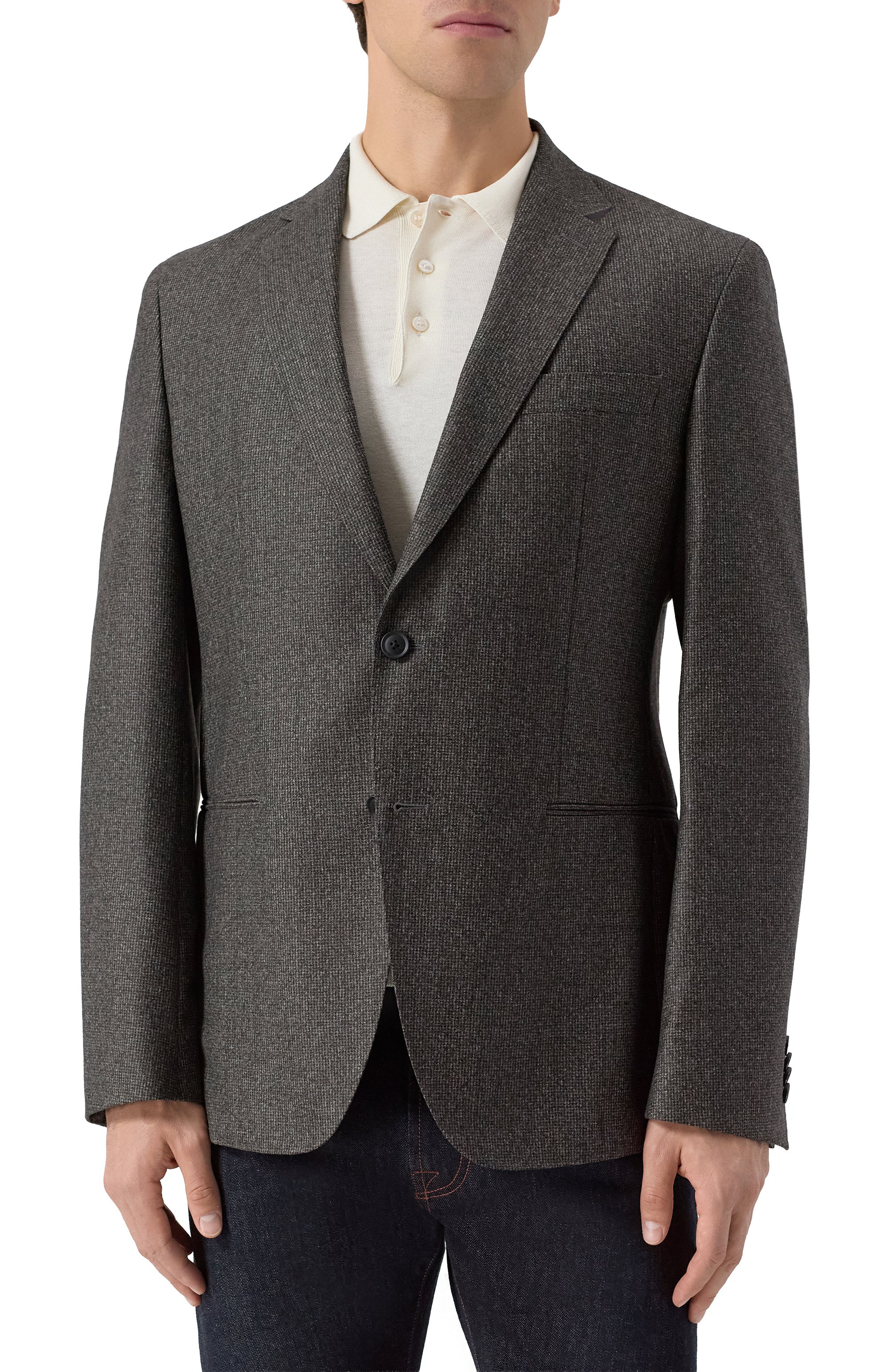 Шерстяной пиджак BOSS, арт. 50553336, фото 4