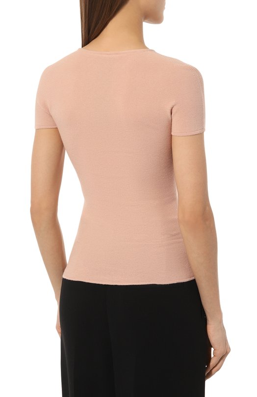 Топ из вискозы Giorgio Armani 8NAM32/AM05Z Розовый  8NAM32/AM05Z Фото 4