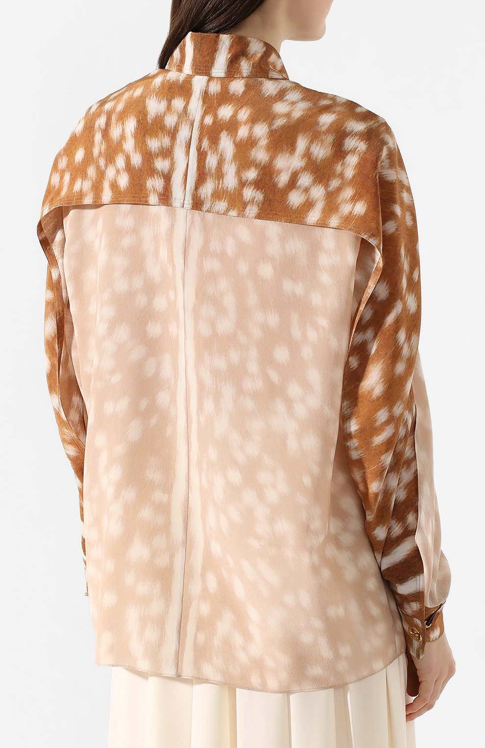 Шелковая рубашка BURBERRY, арт. 8024104, фото 4