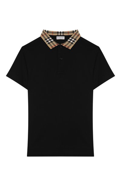 Хлопковое поло BURBERRY, арт. 8105570