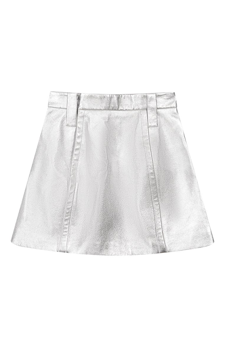 Кожаная юбка PRADA, арт. 51775-AW4-F0118, фото 2