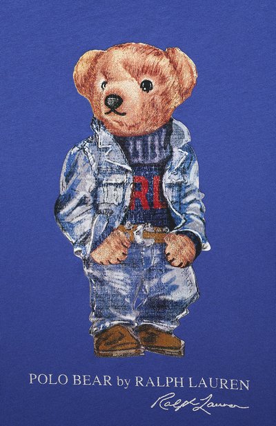 Хлопковая футболка RALPH LAUREN, арт. 313856392, фото 3