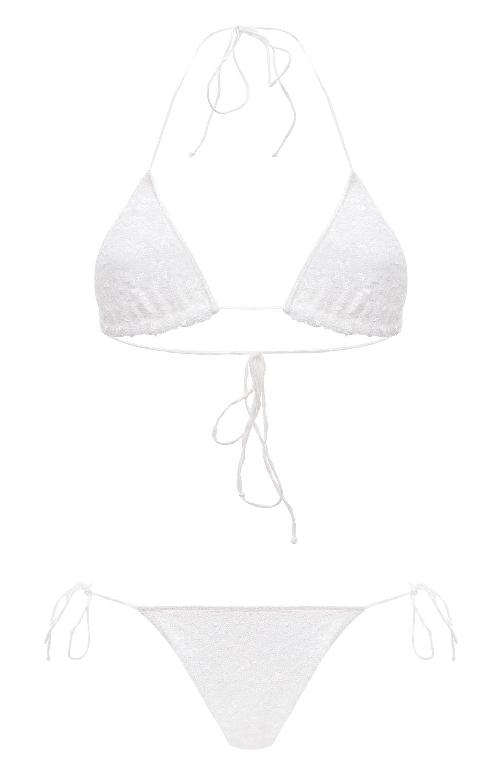 Раздельный купальник с отделкой пайетками OSEREE, арт. PTF213/SEQUINS/PEARL, фото 1