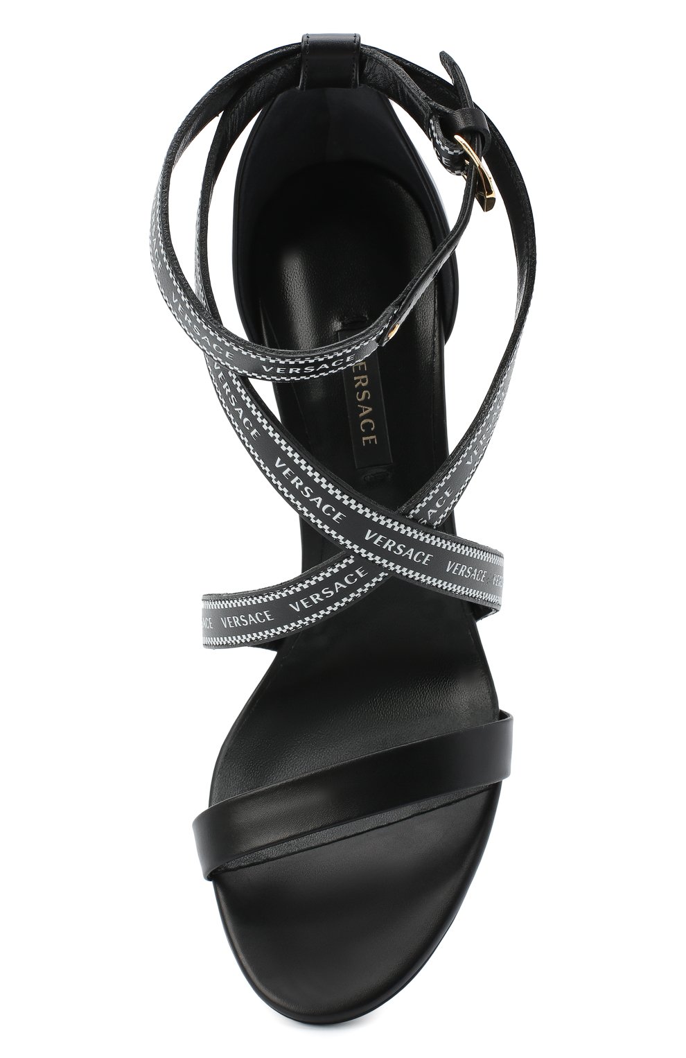 Кожаные босоножки VERSACE, арт. DST484M/D5VTR, фото 5