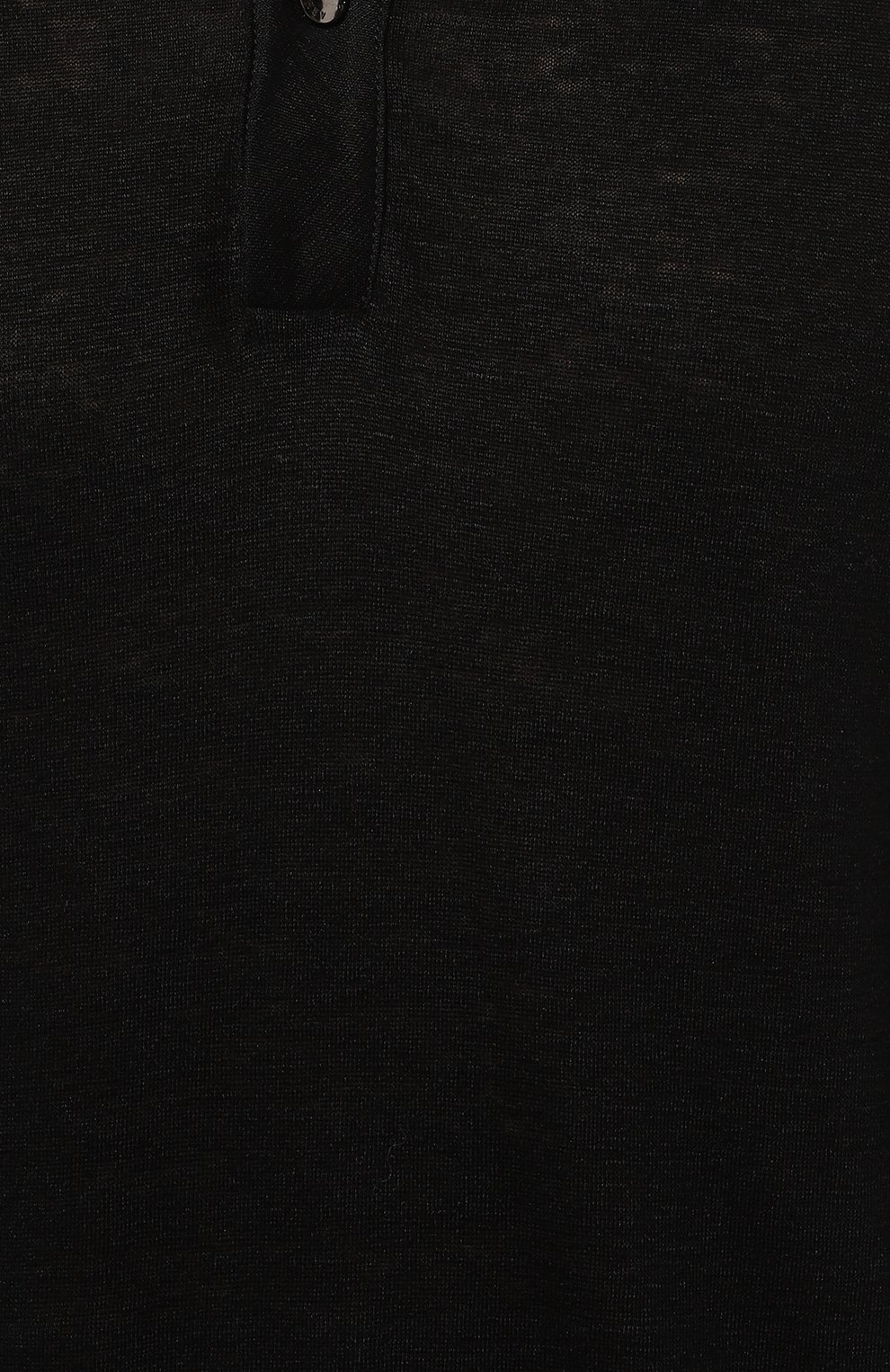 Льняное поло GIORGIO ARMANI черного цвета по цене 78200 руб., арт. GM000161/TE11335, фото 5 Льняное поло GIORGIO ARMANI, арт. GM000161/TE11335, фото 5