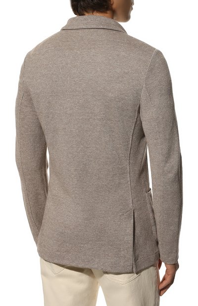 Пиджак изо льна и хлопка GRAN SASSO, арт. 57156/18613, фото 4