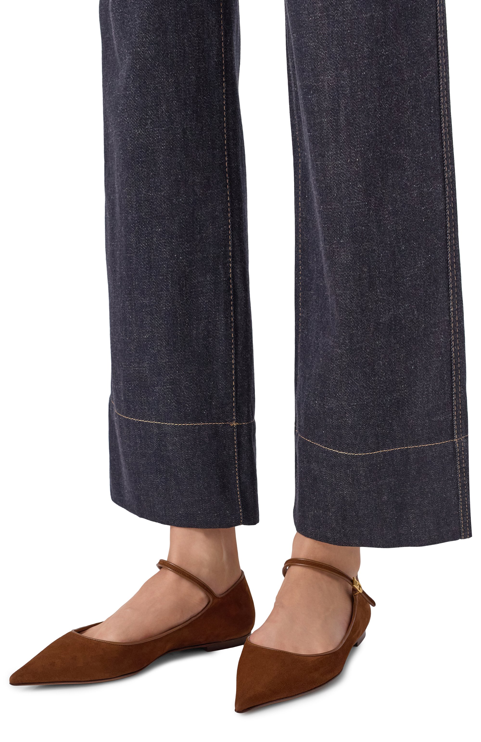 Замшевые балетки new cardinale DOLCE & GABBANA, арт. CB0267/AQ134, фото 2