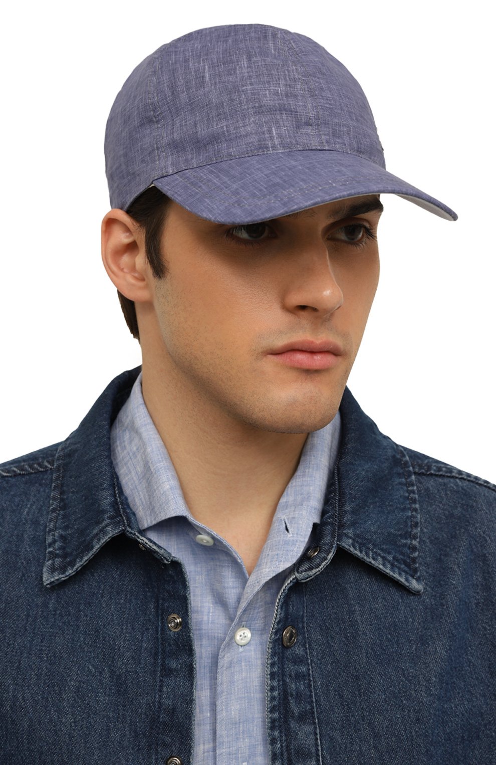 Льняная бейсболка CORNELIANI, арт. 930510-9329207, фото 2