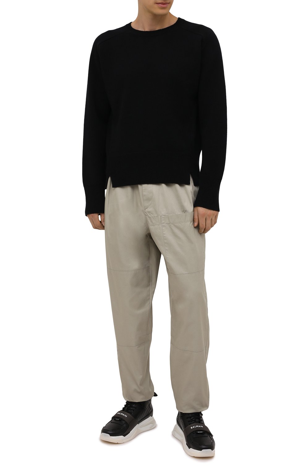 Кожаные кроссовки b-ball BALMAIN, арт. WM1VG230/LCTW, фото 2