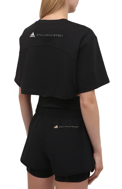Хлопковая футболка ADIDAS BY STELLA MCCARTNEY, арт. GL7340, фото 4