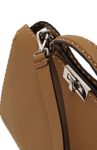 Сумка peekaboo FENDI светло-коричневого цвета по цене 648000 руб., арт. 7VA529 ARK0, фото 3 Сумка peekaboo FENDI, арт. 7VA529 ARK0, фото 3