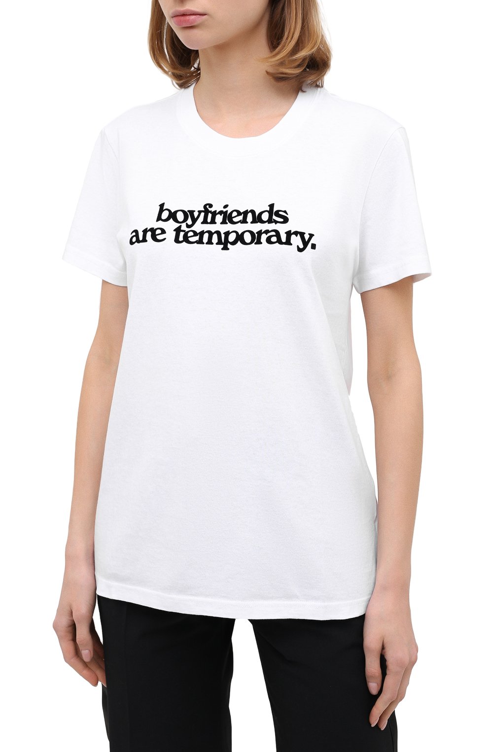 Хлопковая футболка OFF-WHITE белого цвета по цене 27450 руб., арт. 0WAA049F20JER0080110, фото 3 Хлопковая футболка OFF-WHITE, арт. 0WAA049F20JER0080110, фото 3