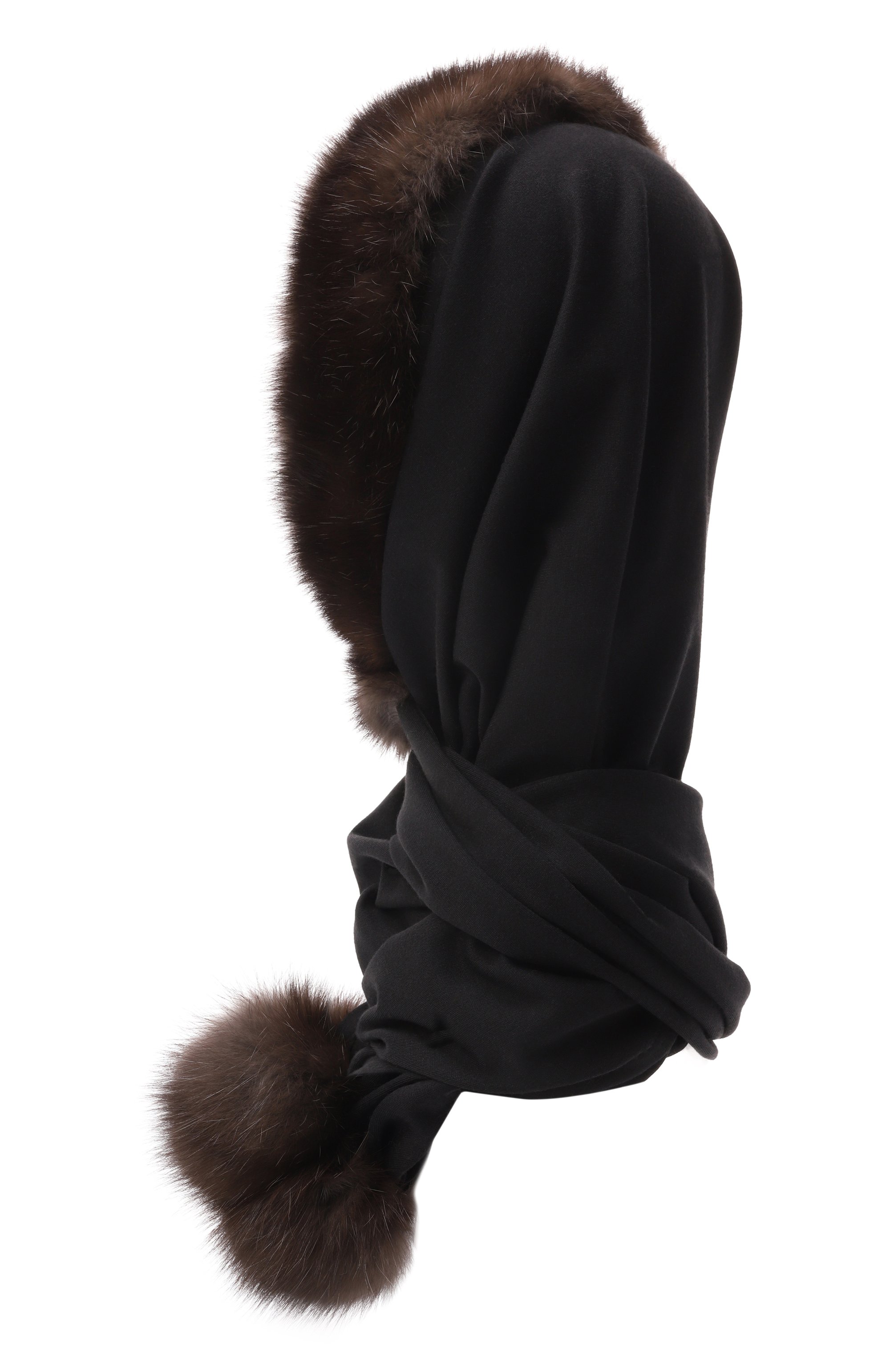 Капюшон с отделкой из соболя VICTORIA KUSENKOVA, арт. 199303504548, фото 2