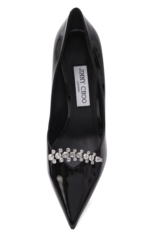 Кожаные туфли Belinda 90 Jimmy Choo BELINDAPUMP90PAT Чёрный  BELINDAPUMP90PAT Фото 6