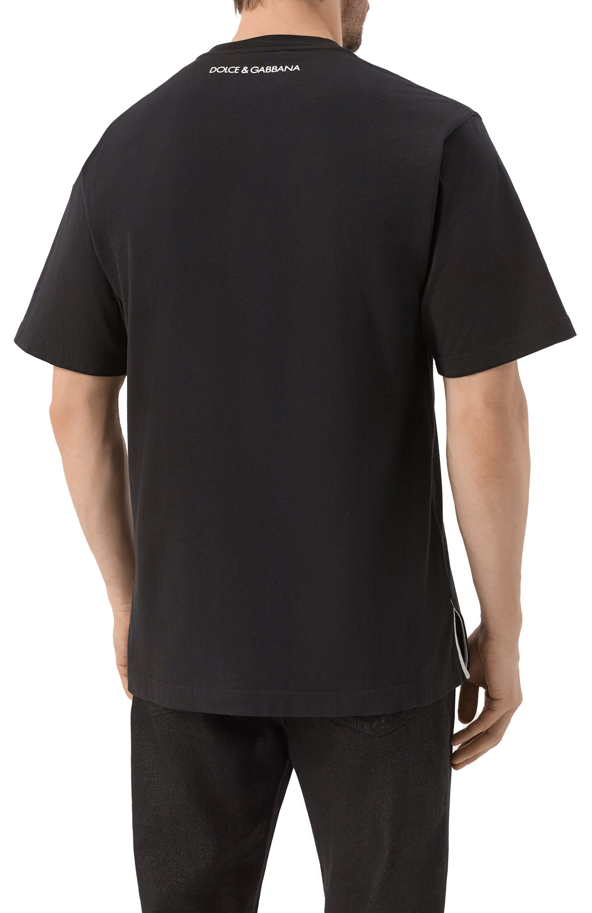 Хлопковая футболка DOLCE & GABBANA, арт. G8RZ2T/G705V, фото 4