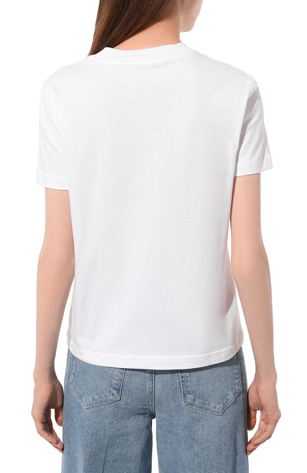 Хлопковая футболка VERSACE JEANS COUTURE, арт. 76HAHT04/CJ00T, фото 4