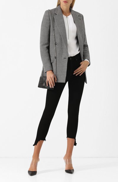 Укороченные однотонные джинсы-скинни RAG AND BONE, арт. W1566K502BLH, фото 2